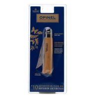 Нож OPINEL №10, нержавеющая сталь, рукоять из бука, блистер Нож OPINEL №10, нержавеющая сталь, рукоять из бука, блистер