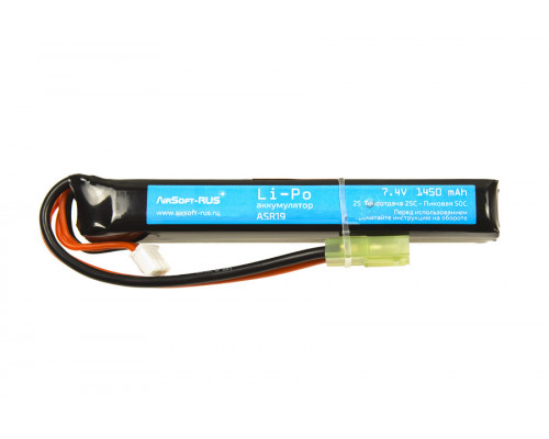 Аккумулятор Li-Po 7,4V 1450 mAh (ASR19)