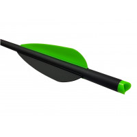 Стрела арбалетная микс карбон Centershot Toxic 20" Half Moon Nock