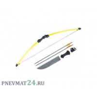 Детский рекурсивный лук Man Kung MK-RB008, 7 кг, 112 см (желтый)